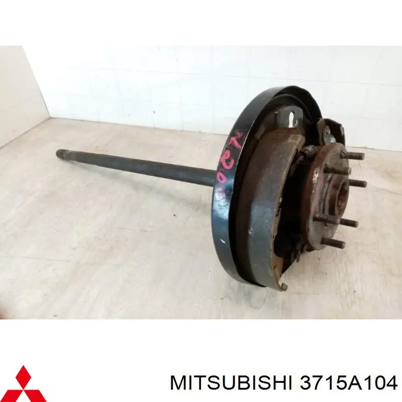 Купить 3715A104 Mitsubishi Полуось задняя левая