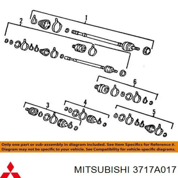 3717A017 Mitsubishi