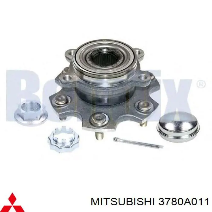 3780A011 MITSUBISHI Cubo de rueda trasero original y equivalente