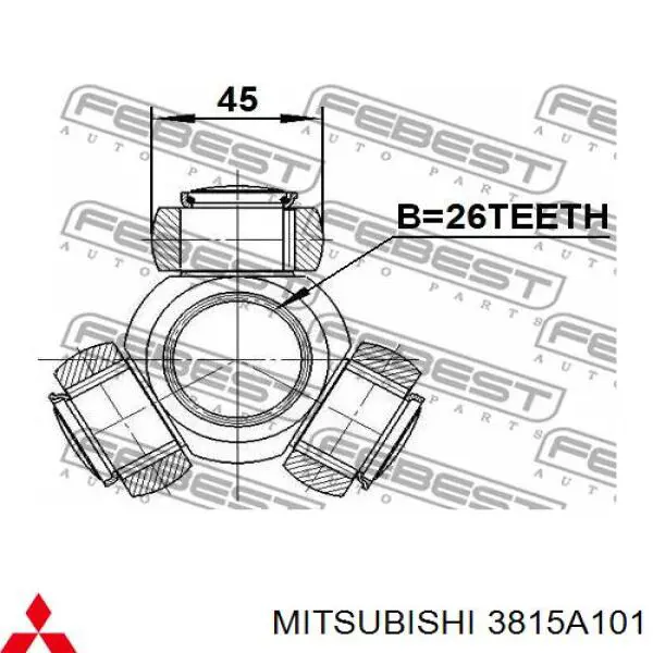 MI0166 DAC Граната внутренняя передняя левая