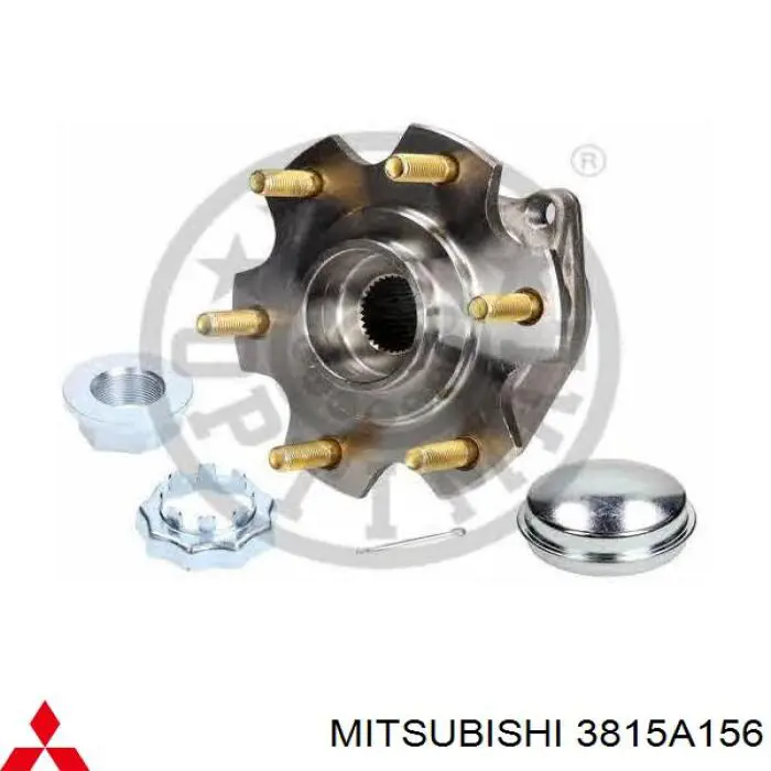 Купить 3815A156 Mitsubishi Шайба гайки передней ступицы