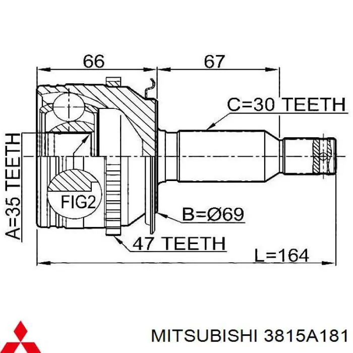 Купить TOJ0357 Magneti Marelli Внешняя граната