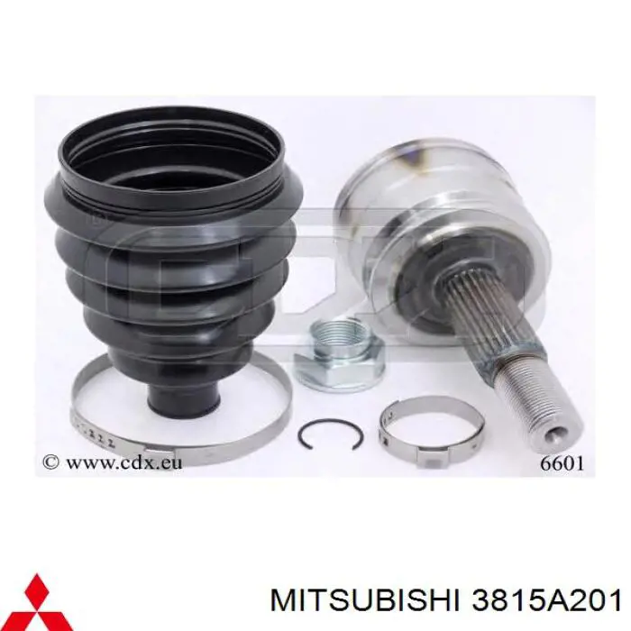 3815A201 Mitsubishi semieixo (acionador dianteiro esquerdo)