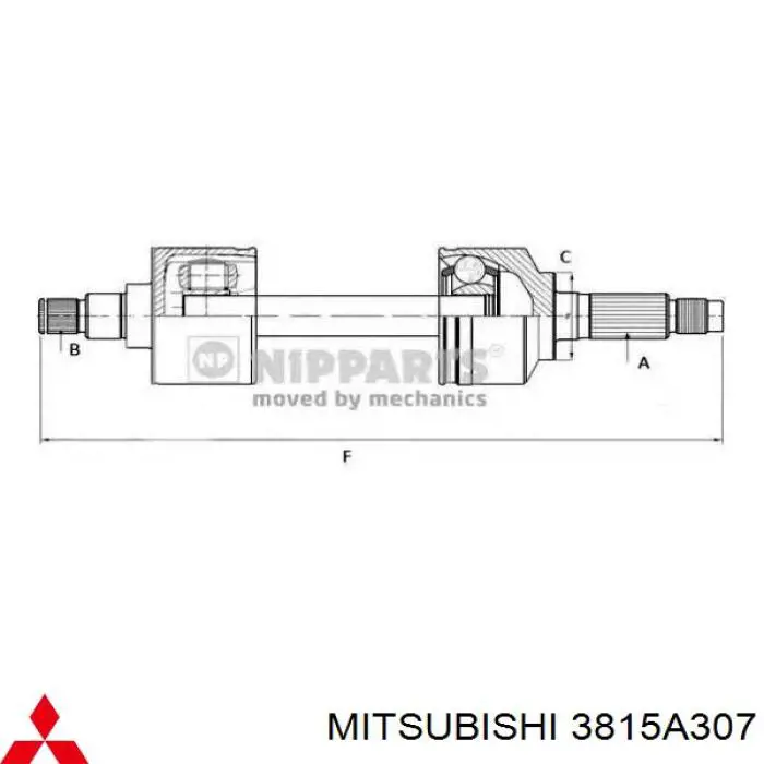 Левая полуось Magneti Marelli 302004190210