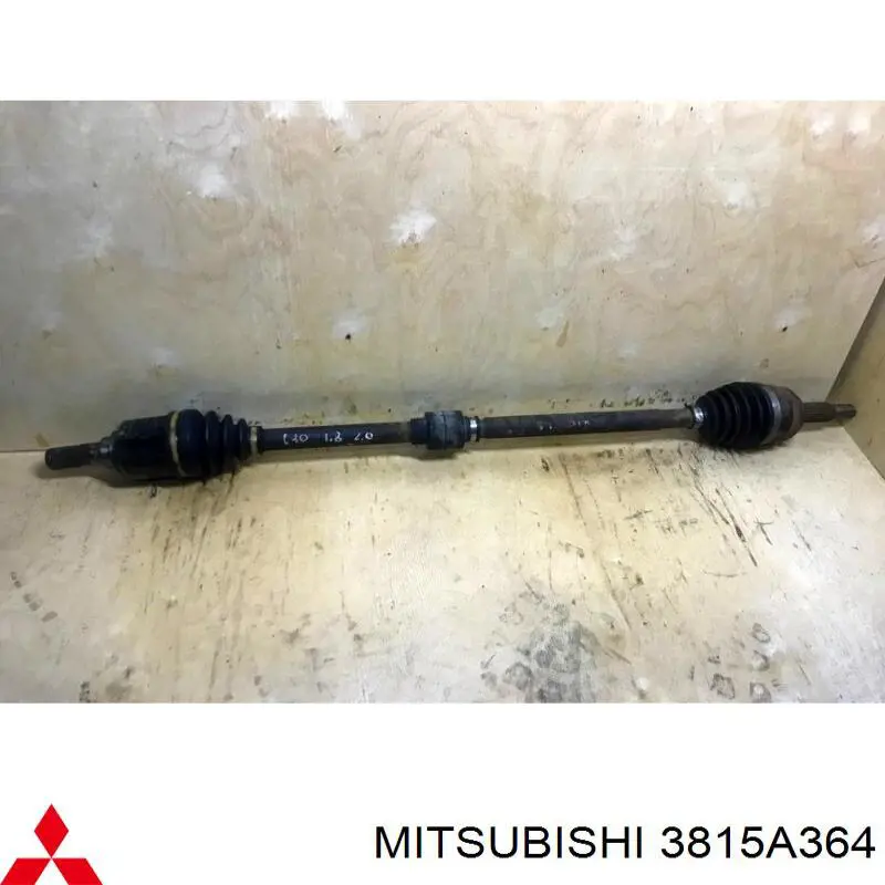 3815A364 Mitsubishi Полуось передняя, правая