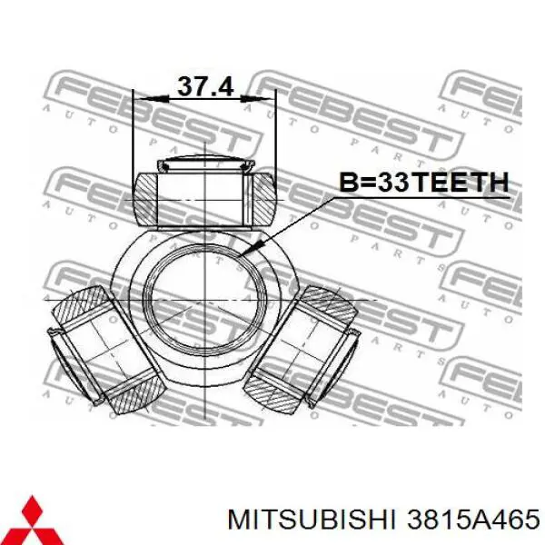 3815A465 Mitsubishi Наружная граната