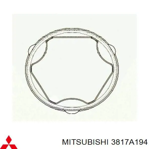 3817A194 Mitsubishi пыльник шруса передней полуоси внутренний