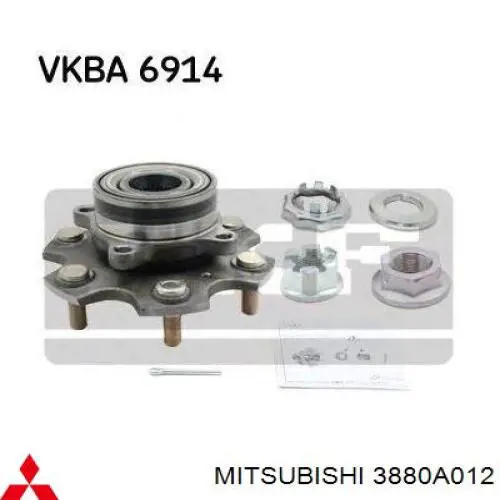 3880A012 Mitsubishi Подшипник ступицы передней