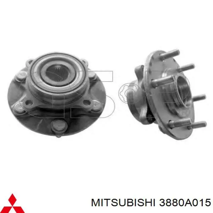 3880A015 Mitsubishi Ступица колеса передняя
