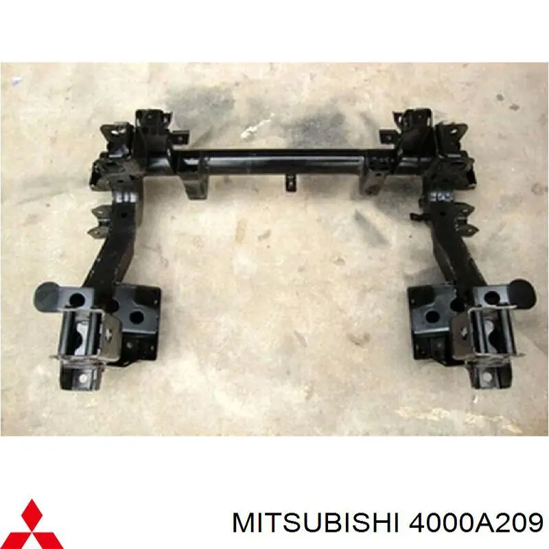 4000A209 Mitsubishi viga de suspensão dianteira (plataforma veicular dianteira)