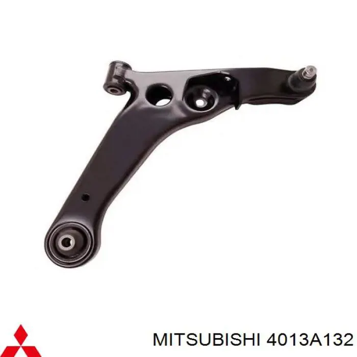 4013A132 Mitsubishi braço oscilante inferior direito de suspensão dianteira