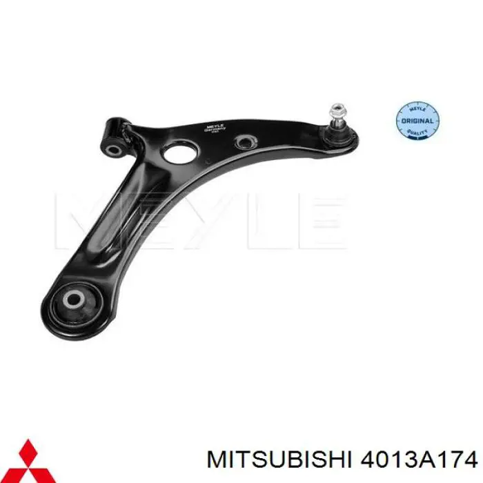 Рычаг передней подвески нижний правый 4013A174 Mitsubishi