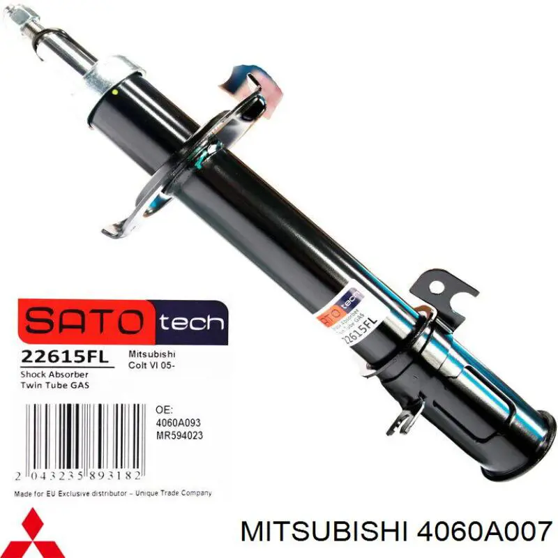 4060A007MITSUBISHI-Амортизаторпереднейподвески,левый