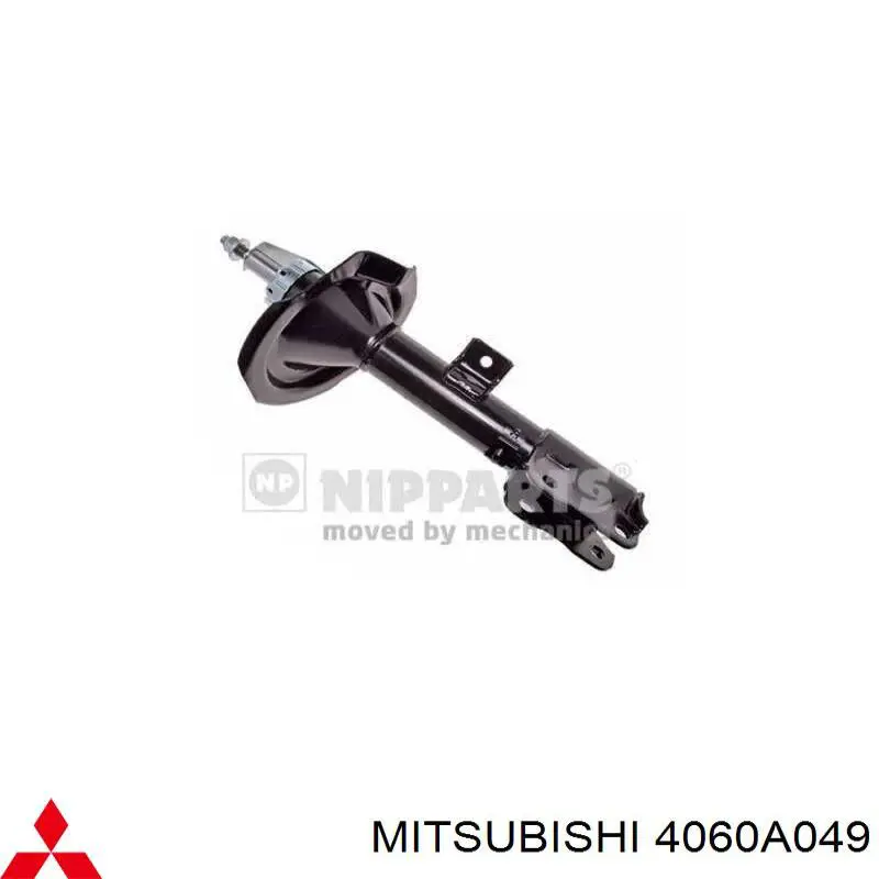 4060A049 Mitsubishi amortecedor dianteiro esquerdo