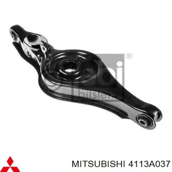 Brazo suspension (control) trasero inferior izquierdo 4113A037 Mitsubishi