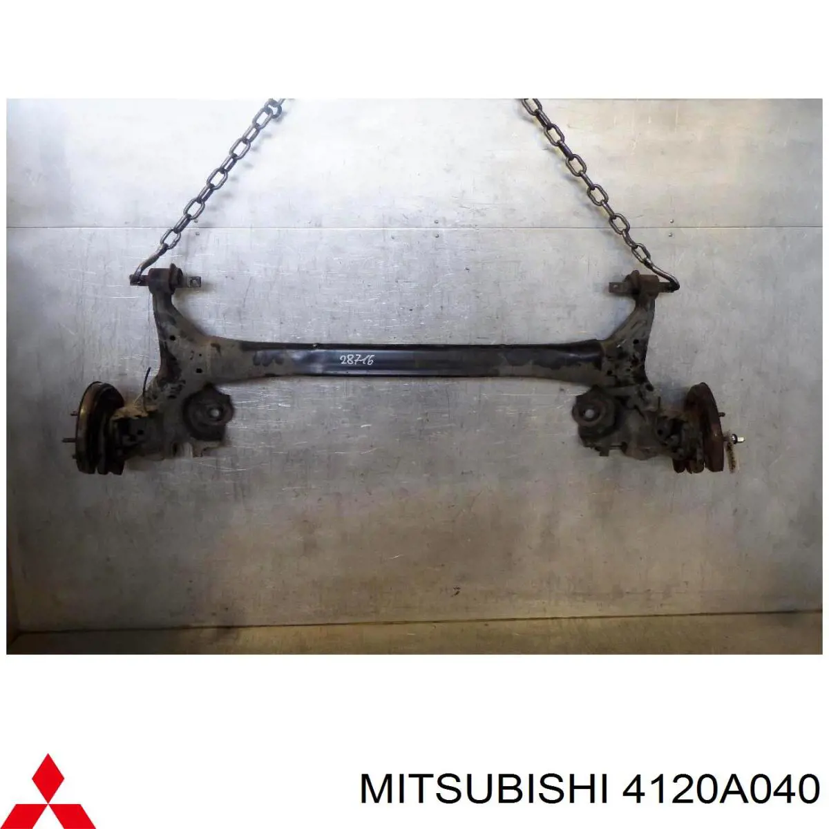 Viga de suspensão traseira (plataforma veicular) para Mitsubishi Colt VI Z3A