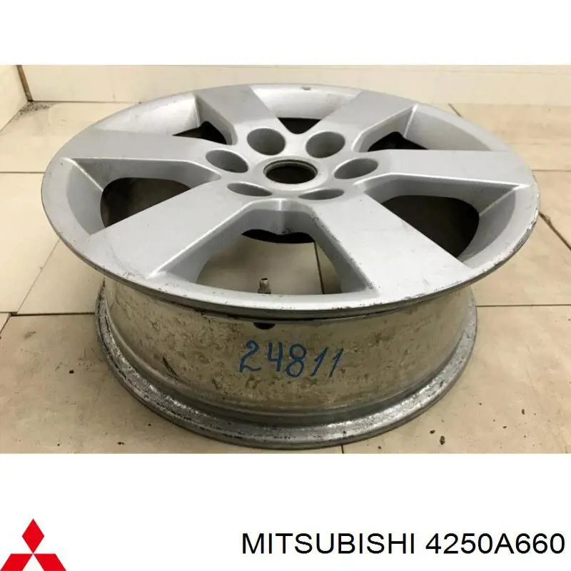 4250A660 Mitsubishi discos de roda de aleação ligeira (de aleação ligeira, de titânio)