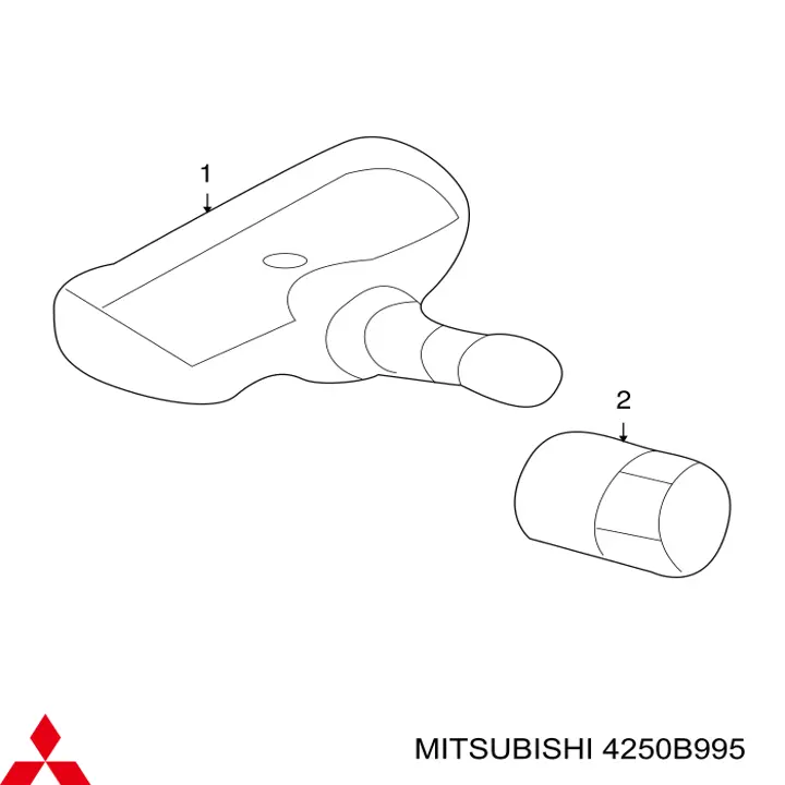 4250B995 Mitsubishi датчик давления воздуха в шинах