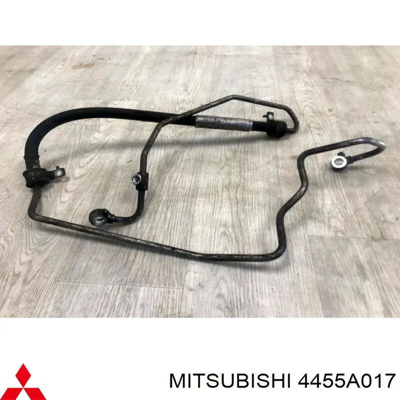 4455A017 Mitsubishi шланг гур высокого давления от насоса до рейки (механизма)