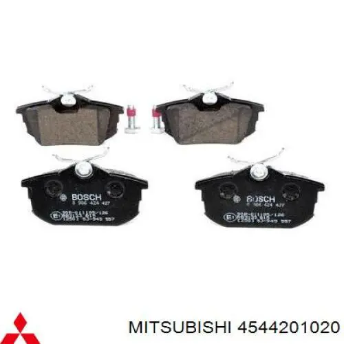 4544201020 Mitsubishi задние тормозные колодки