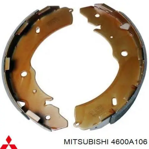 Задние барабанные колодки 4600A106 Mitsubishi