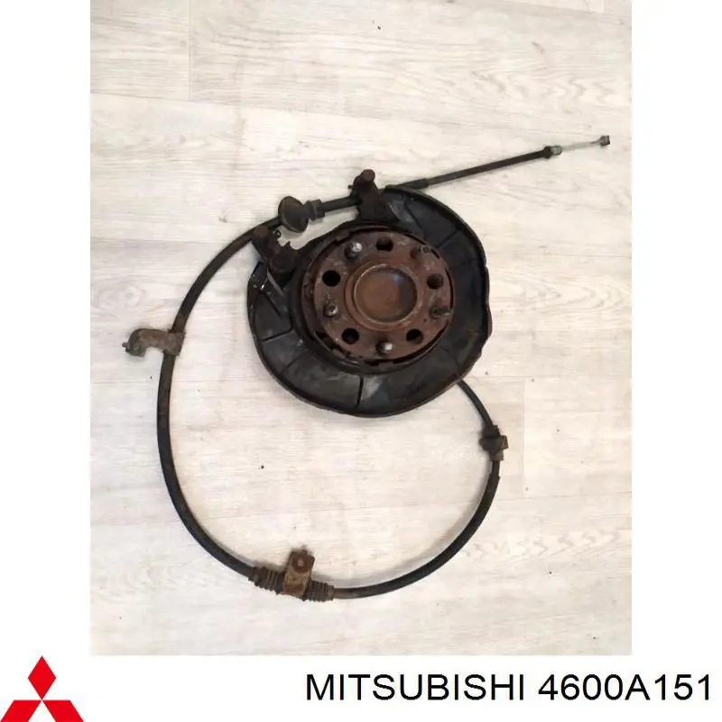 4600A151 Mitsubishi защита тормозного диска заднего левая