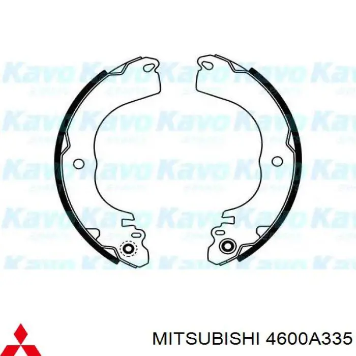 Задние барабанные колодки 4600A335 Mitsubishi