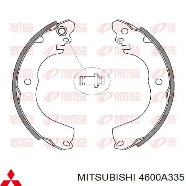 Тормоза рабочие задние ножные и тормозные барабаны Mitsubishi 4600A335 цена, от 25.34 USD