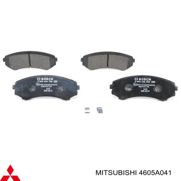 Передние тормозные колодки 4605A041 Mitsubishi