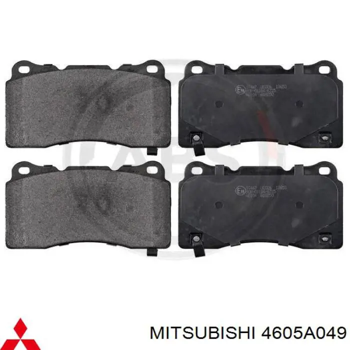 Pastillas de freno delanteras 4605A049 Mitsubishi