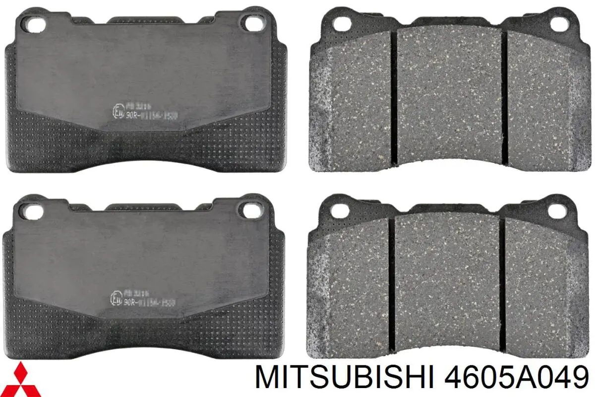 4605A049 Mitsubishi колодки тормозные передние дисковые