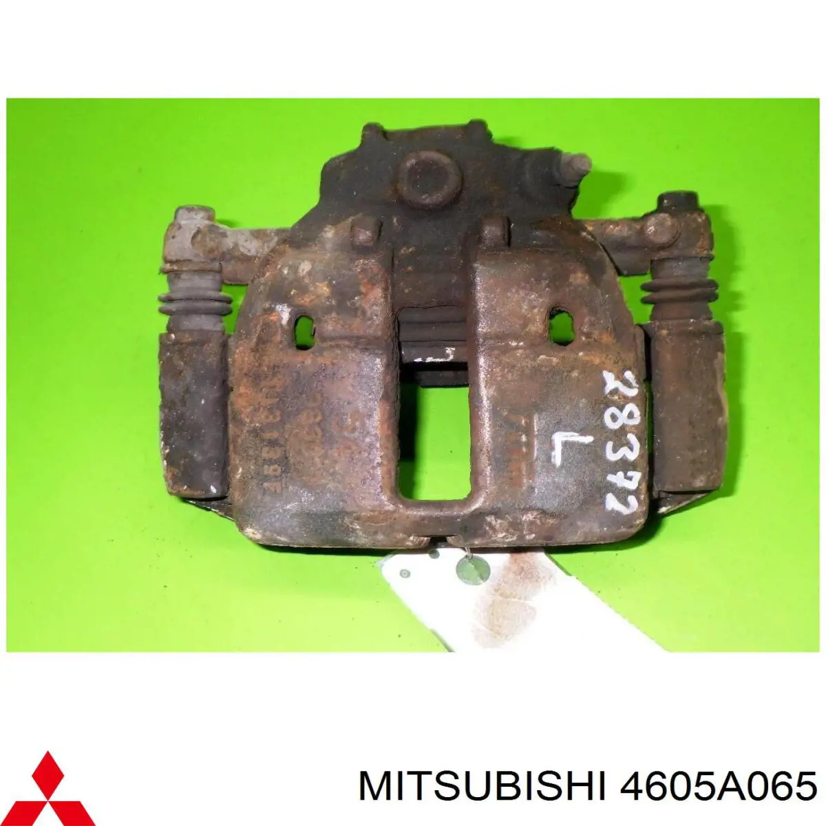 Купить 4605A065 Mitsubishi Суппорт тормозной передний левый