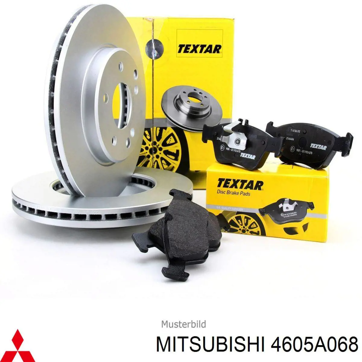 Передний тормозной диск Mitsubishi 4605A068