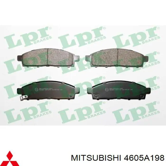 Колодки Mitsubishi 4605A198 цена, от 30.26 USD