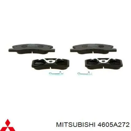 Передние тормозные колодки 4605A272 Mitsubishi