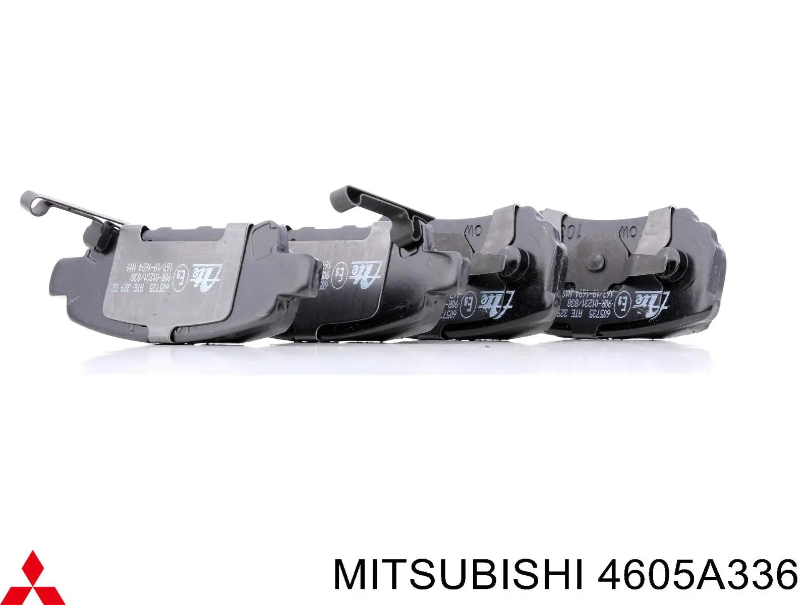 Купить 4605A336 Mitsubishi Колодки тормозные задние, дисковые