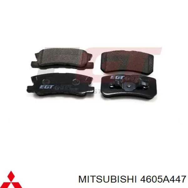 Колодки дисковые  Mitsubishi 4605A447 цена, от 19.64 USD