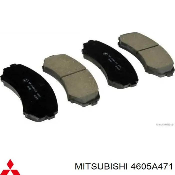 Передние тормозные колодки 4605A471 Mitsubishi