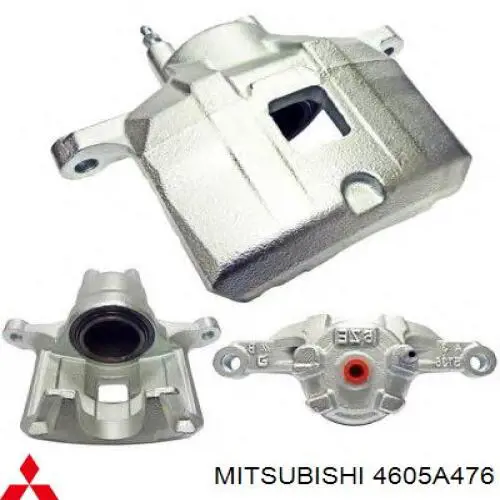 Купить 4605A476 Mitsubishi Суппорт тормозной передний правый
