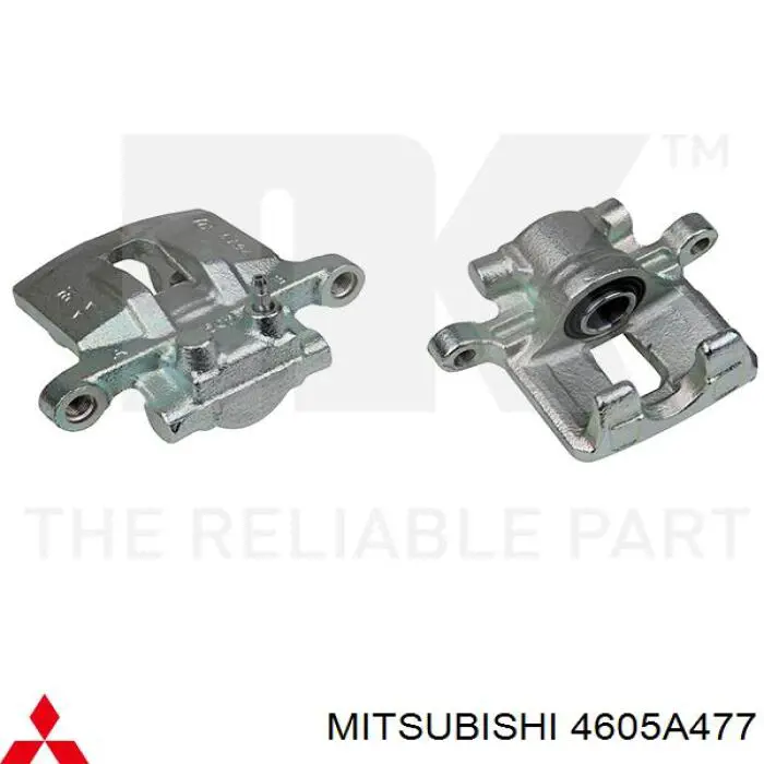 Suporte do freio traseiro esquerdo 4605A477 Mitsubishi