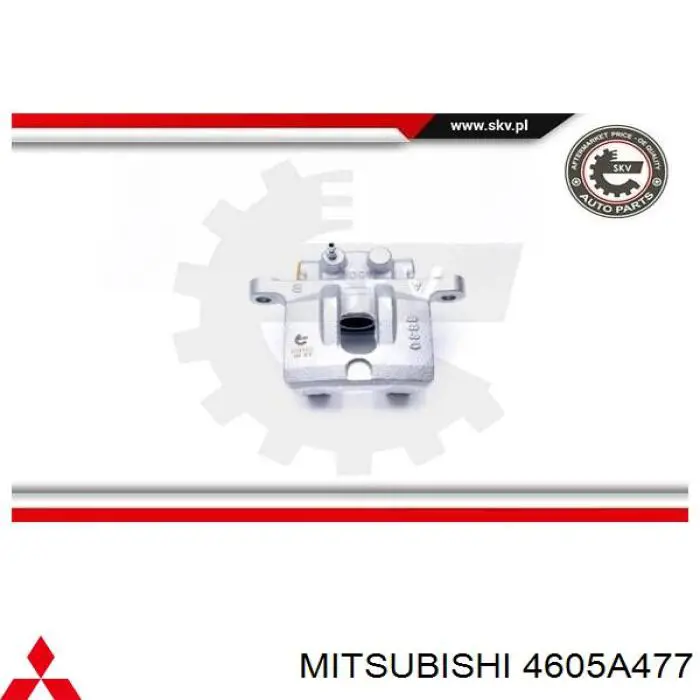 Суппорт тормозной левый задний Mitsubishi 4605A477