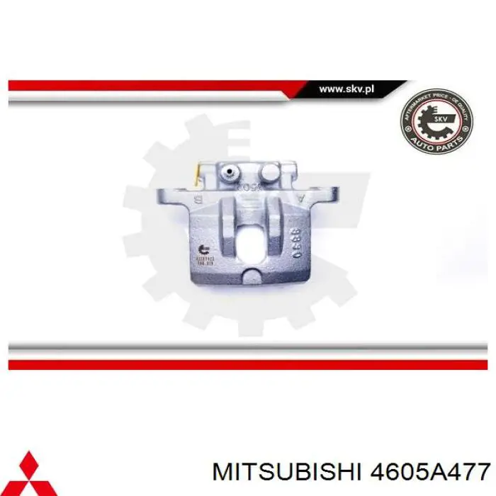 4605A477 Mitsubishi Тормозной суппорт задний левый