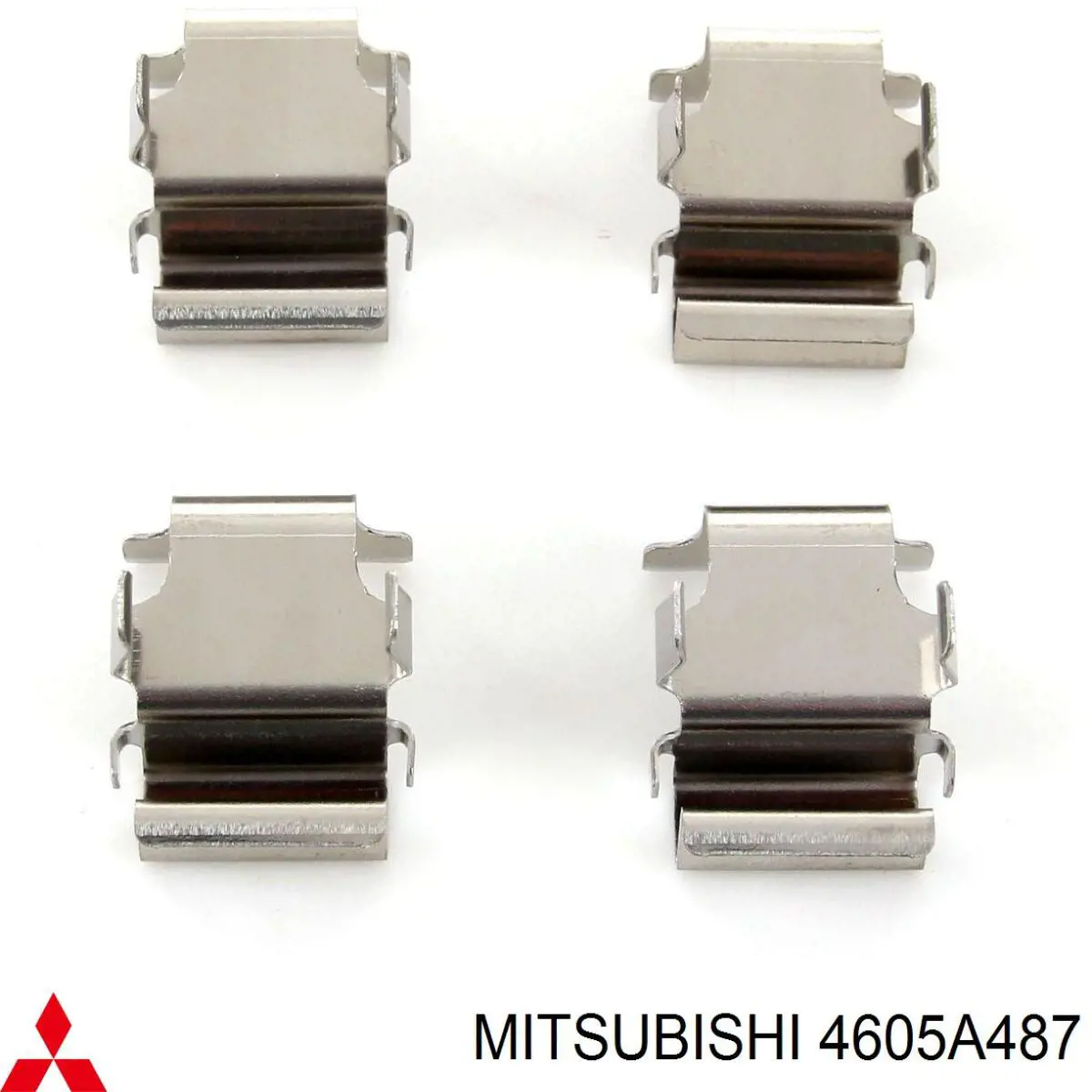 4605A487 Mitsubishi колодки тормозные задние дисковые