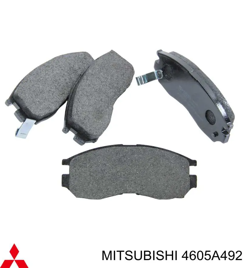 Колодки тормозные передние дисковые MITSUBISHI 4605A492