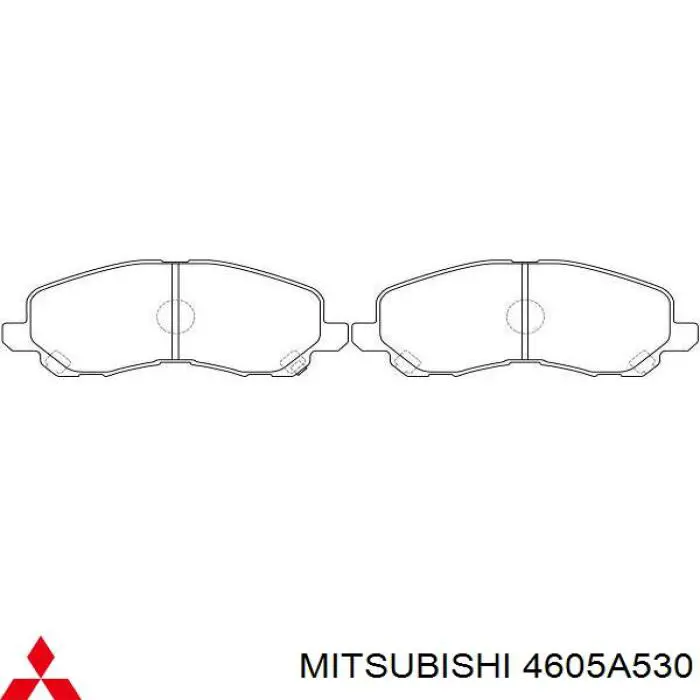 Тормозные колодки Mitsubishi 4605A530