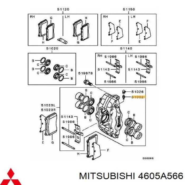  4605A566 Mitsubishi