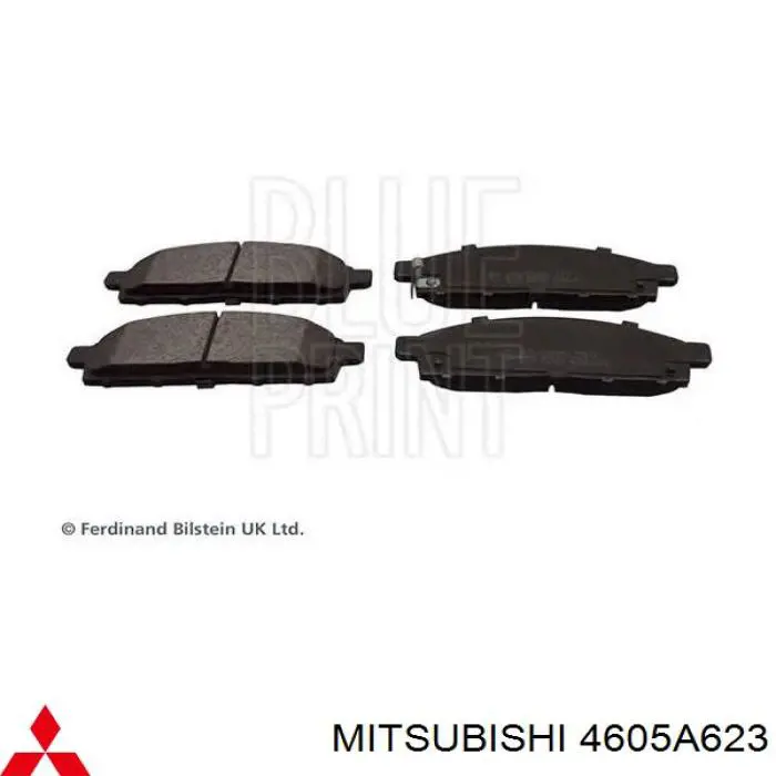 Передние тормозные колодки 4605A623 Mitsubishi