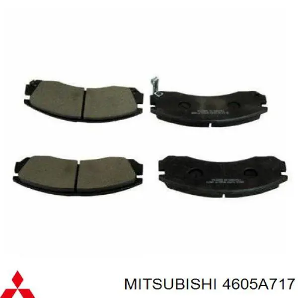 4605A717 Mitsubishi передние тормозные колодки