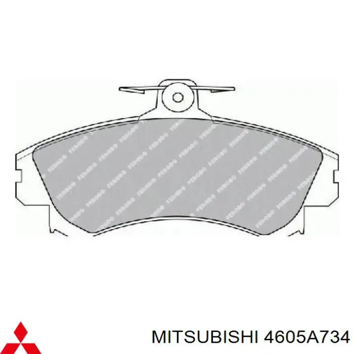Колодки Mitsubishi 4605A734 цена, от 28.87 USD