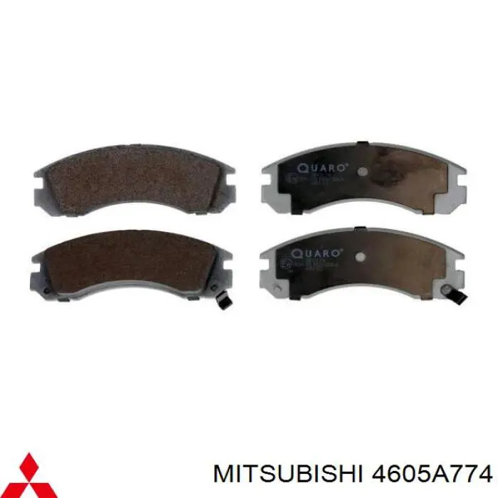 Купить 4605A774 Mitsubishi Колодки тормозные